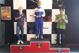 Racing Perfection Kart Academy Eastleigh Juniors Final Podium - Round 7
